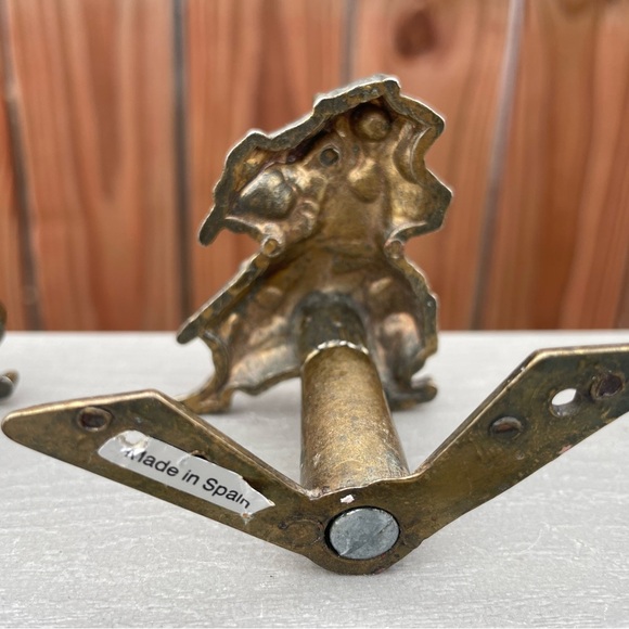 Vintage metal sword katana wall hangers by Marto Toledo of Spain set of 2 - Picture 12 of 16